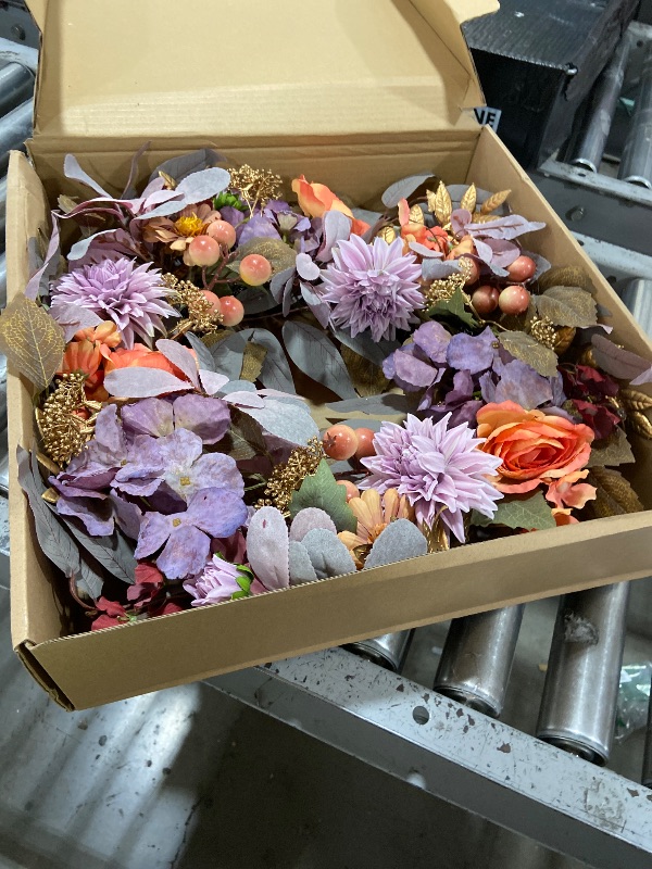Photo 1 of LushNook 24 Inch Fall Flower Wreath