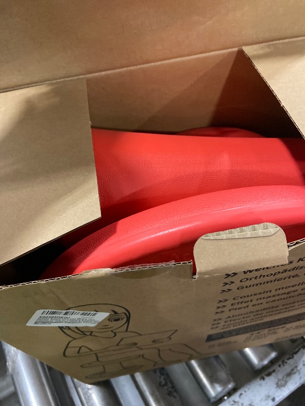 Photo 1 of Studico ActiveChairs Kids Wobble Stool, Flexible Seating for Preschool & Elementary Classrooms. Improves Focus & Posture, Helps ADHA/ADD, Wiggle Seat, [Active Desk Chairs], 14" Stool, Ages 3-7, Red