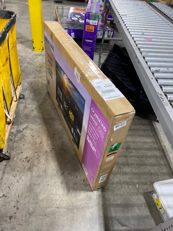 Photo 1 of Samsung 58-Inch Class Crystal UHD U8000F 4K Smart TV (2025 Model) Endless Free Content, Processor, MetalStream Design, Knox Security, Alexa Built-in