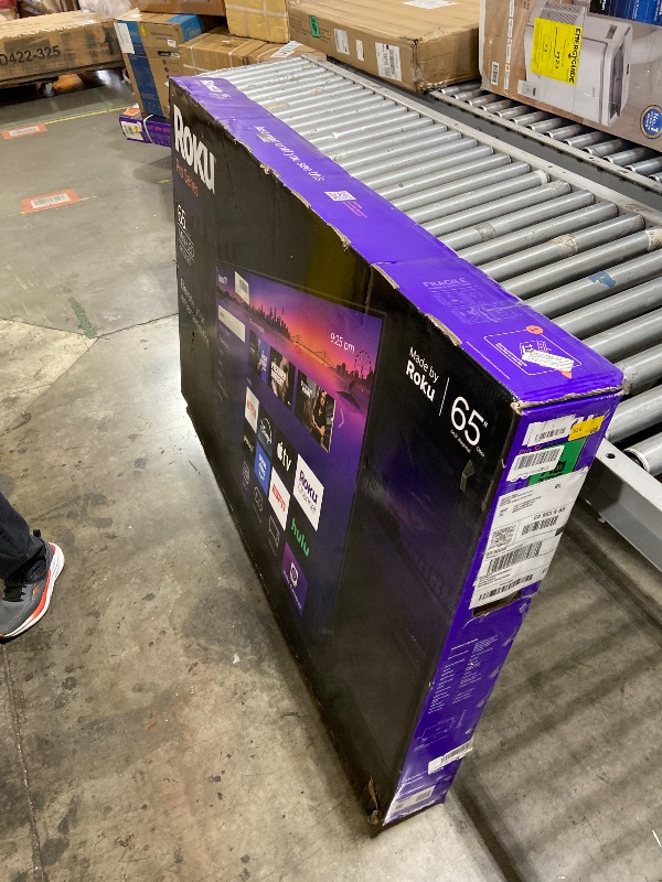 Photo 1 of Roku 65-Inch QLED 4K Mini-LED Smart TV