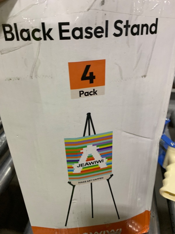 Photo 1 of JEAWIWI Lightweight Easel Stand, 66 Inch, Black