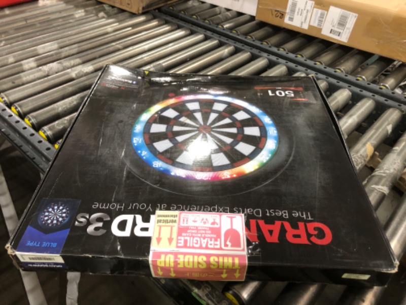 Photo 1 of Gran Board 3s LED Dartboard (Blue) with Special Bracket & ChoukouTip100pics & DartsSet