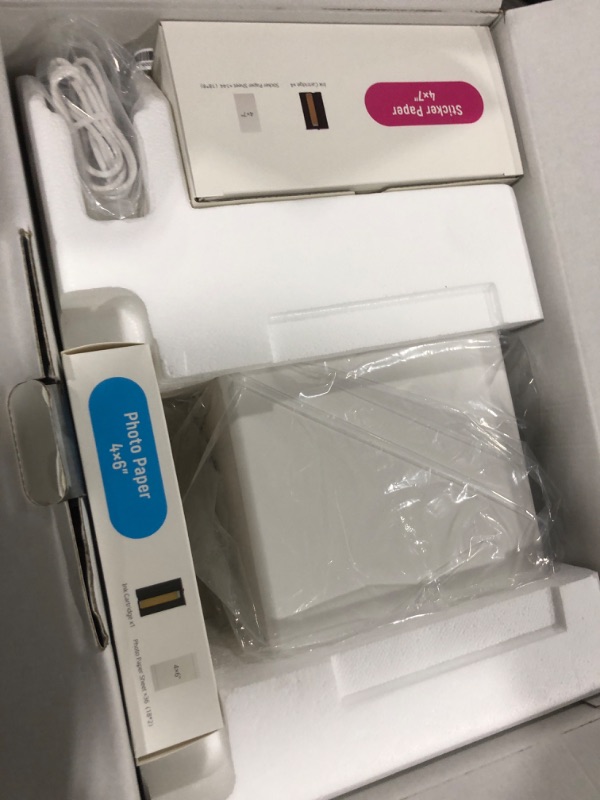 Photo 1 of Liene PixCut S1 Inspire Kit - All-in-One Color Sticker Printer & Cutting Machine, Thermal Dye-Sublimation Photo Printer, 300 DPI, Color Label Maker with 180 Sheets (36 Photo + 144 Sticker Paper)