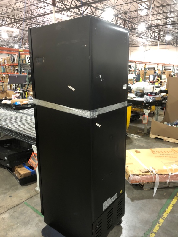 View 2 of Velieta 190-Bottle Wine Cooler Refrigerator - 24" Black