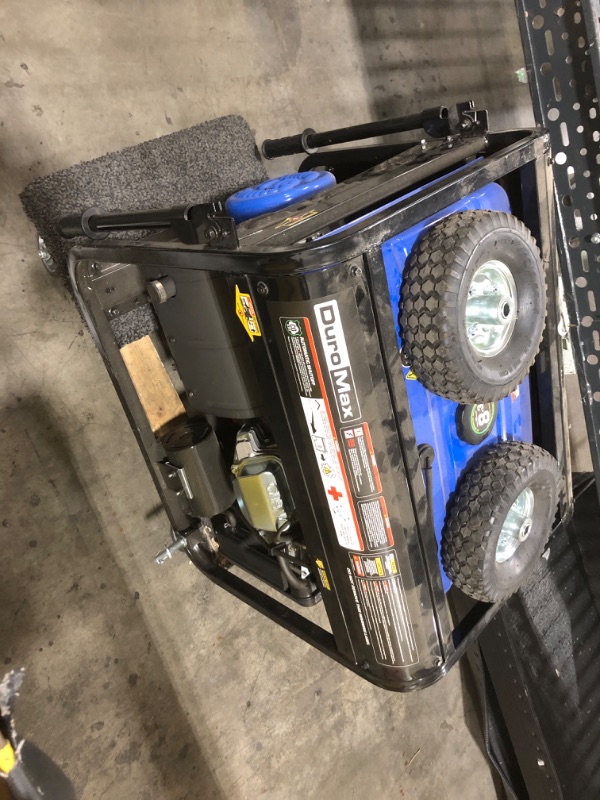 Photo 1 of DuroMax XP13000EH 13,000-Watt Dual Fuel Portable Generator - Gas & Propane, Electric Start, Whole Home Backup Power, Transfer Switch Ready, RV & Emergency Ready