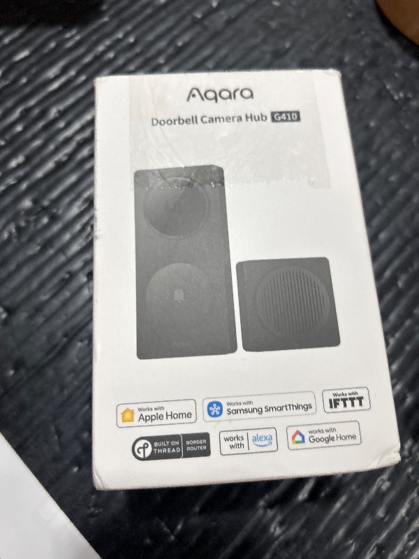Photo 1 of Aqara Smart Doorbell Camera G410 with Chime, HomeKit Secure Video, Gray