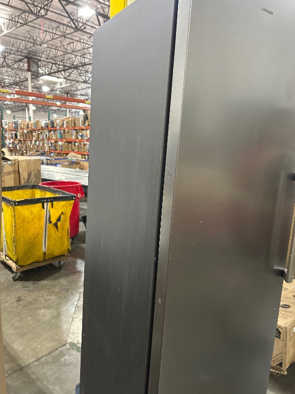 Photo 1 of Samsung 11.4 Cu. Ft. Convertible Upright Freezer with Flexible Fridge Conversion, All-Around Cooling, Adjustable Shelving, Reversible Door, Energy Star Rated, Stainless, RZ40H11PETAA0BT34NAL400140
