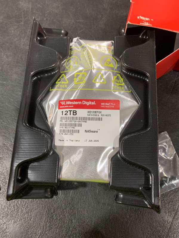 Photo 1 of Western Digital 12TB WD Red Plus NAS Internal Hard Drive