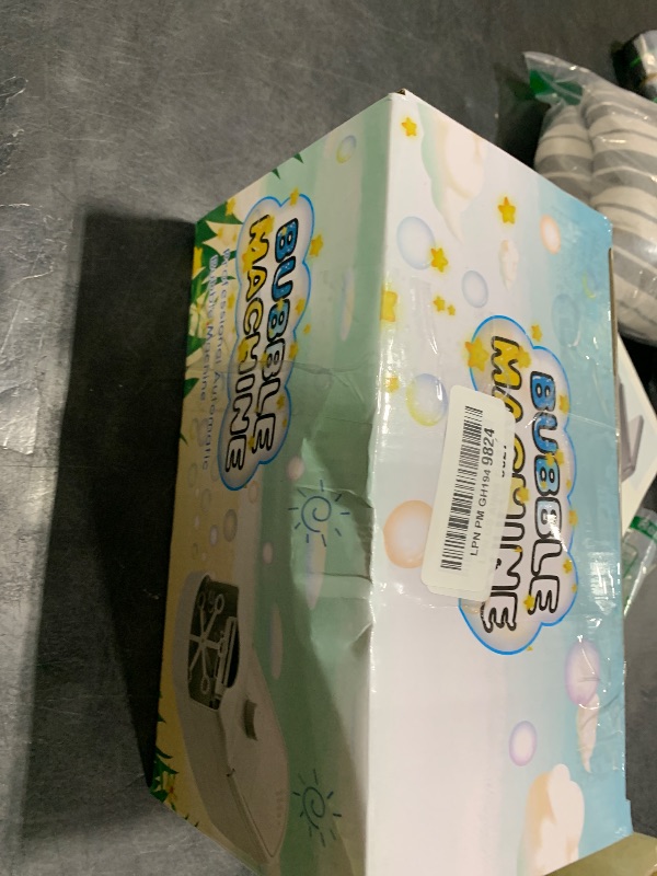 Photo 1 of Sizonjoy Bubble Machine for Kids, White