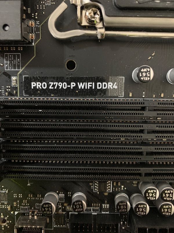 Photo 1 of INLAND Intel Core i7-12700K CPU + MSI PRO Z790-P WiFi DDR4 Motherboard