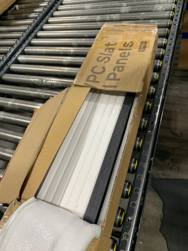 Photo 1 of LARWORKS WPC Acoustic Slat Wall Panels 16-Pack 47.2'' x 6''