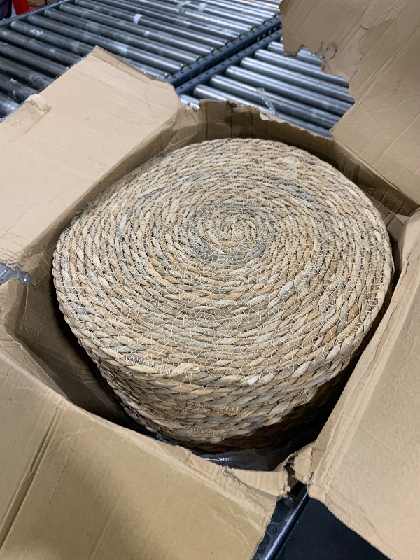 Photo 1 of Kochorie Set of 36 Round Woven Placemats, 13.8 Inch Natural