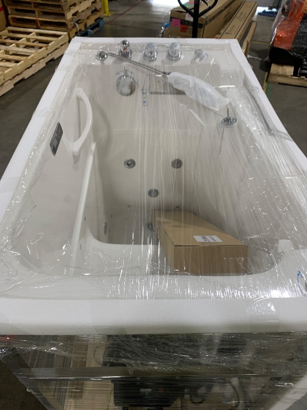 Photo 1 of ANZZI Walk In Tub For Seniors 29 X 52 In Right Drain Wheelchair Accessible