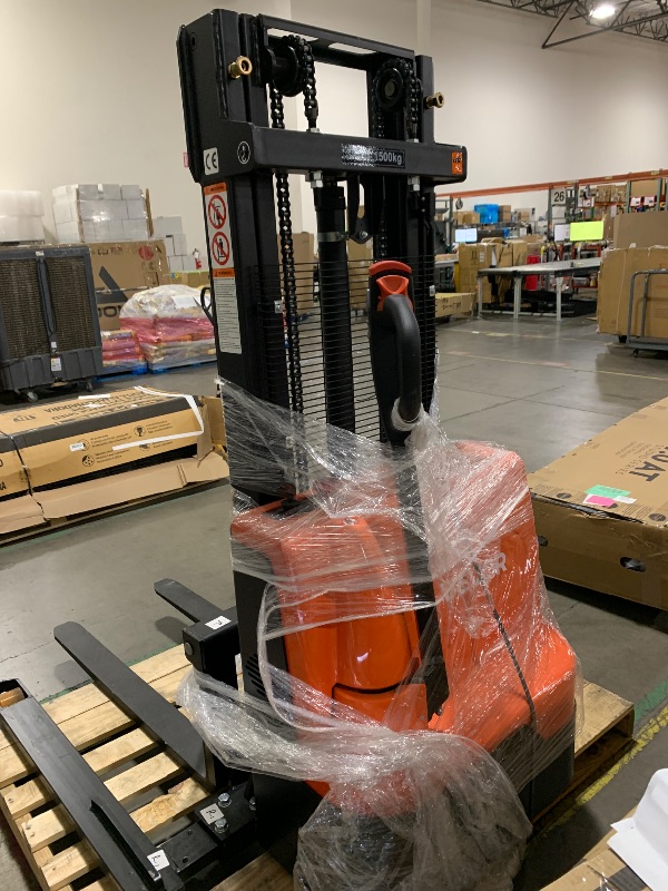 Photo 1 of VEVOR Electric Pallet Stacker 3300 lbs Capacity