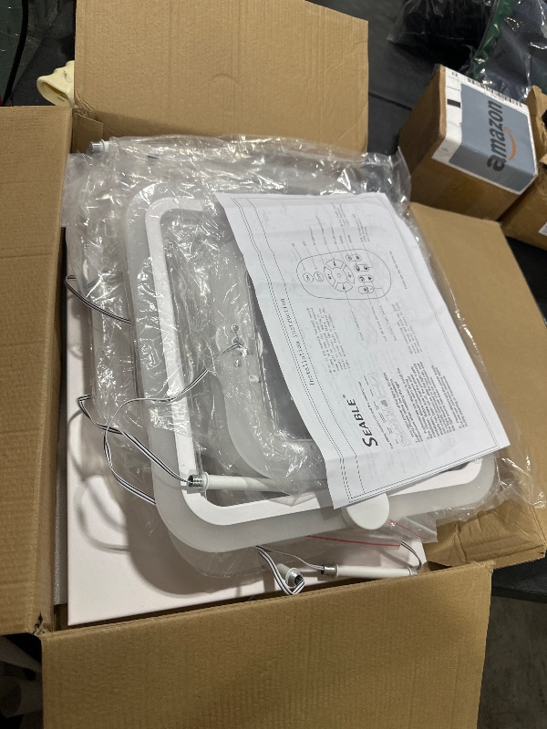Photo 1 of SEABLE Dimmable LED Ceiling Light - White Flush Mount