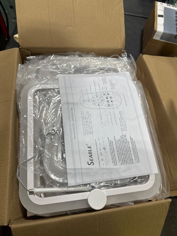 Photo 1 of SEABLE Dimmable LED Ceiling Light - White Flush Mount