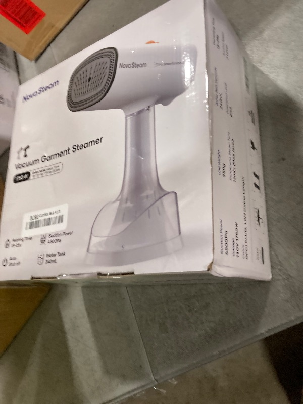 Photo 1 of NovaSteam Vacuum Garment Steamer White