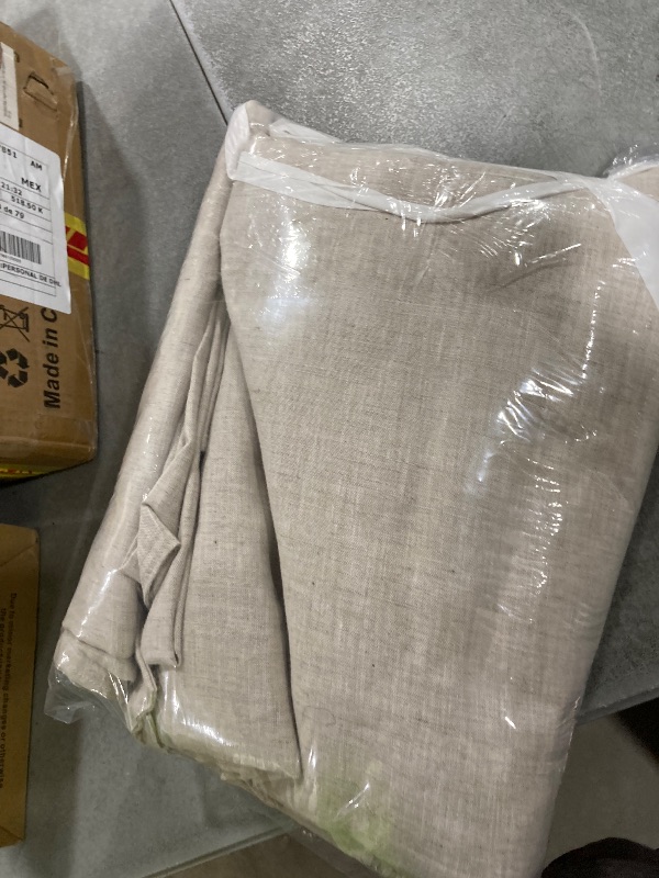 Photo 1 of ATLINIA Flax Linen Duvet Cover Set - Queen, Natural