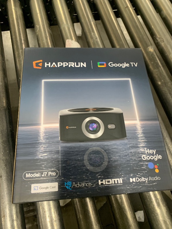 Photo 1 of HAPPRUN Outdoor Projector with Official Google TV