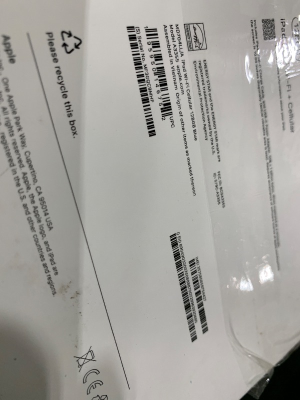 Photo 1 of Apple iPad 11-inch, 128GB, Blue
