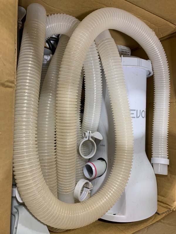 Photo 1 of Evoio 1000 GPH Pool Pump and Filter Combo for Above Ground Pools