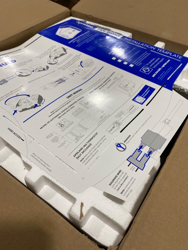 Photo 1 of AprilAire 720AKZ Whole-House Fan-Powered Evaporative Humidifier – 21 GPD, Water Saving, Automatic Digital Control, Installation Kit, for up to 6,250 Sq. Ft., Part of the AprilAire Healthy Air System