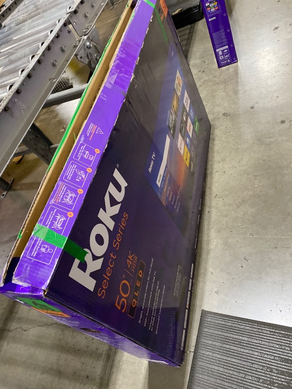 Photo 1 of Roku 50-Inch Select Series Smart TV 2026-4K QLED TV - Roku TV