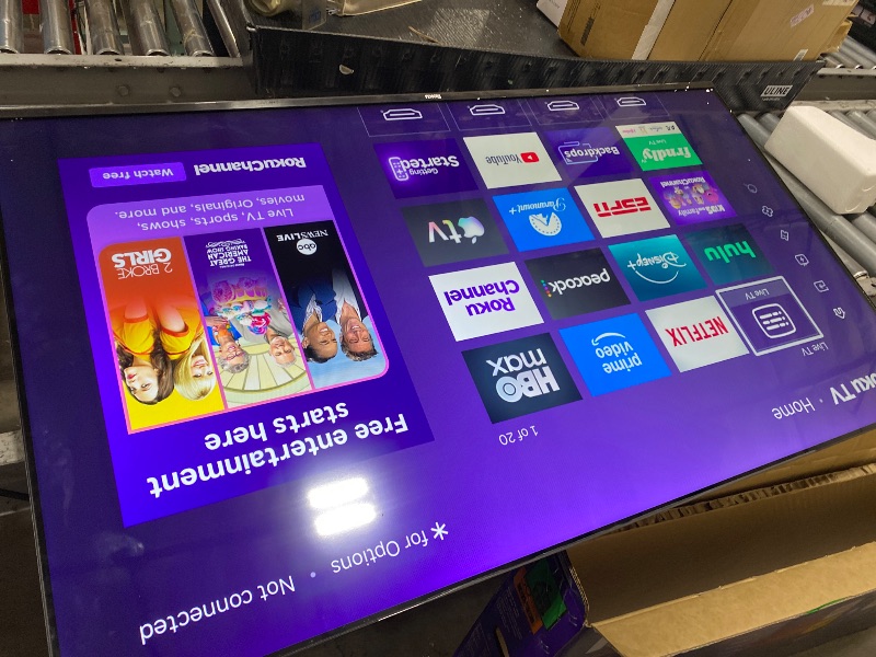 Photo 1 of Roku 50-Inch Select Series Smart TV 2026-4K QLED TV - Roku TV