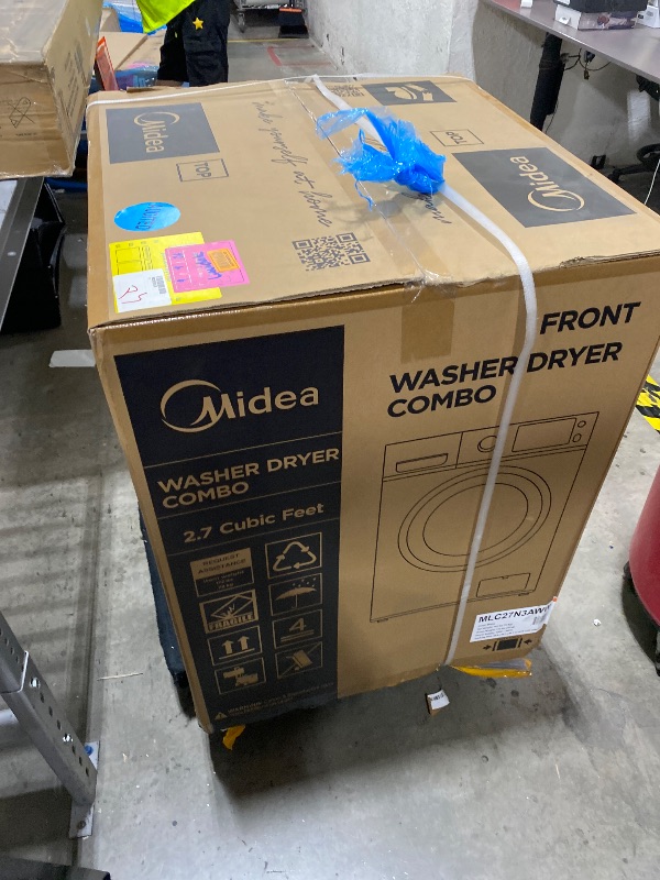 Photo 1 of Midea Washer Dryer Combo 2.7 Cu.ft 1400 RPM White