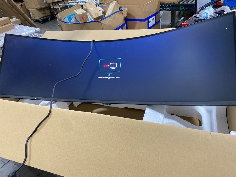 Photo 1 of Samsung 49” Odyssey G9 Series DQHD 1000R Curved Gaming Monitor, 1ms(GtG), VESA DisplayHDR 1000, 240Hz, AMD FreeSync Premium Pro, Height Adjustable Stand, Ultrawide Screen, LS49CG954ENXZA, 2024