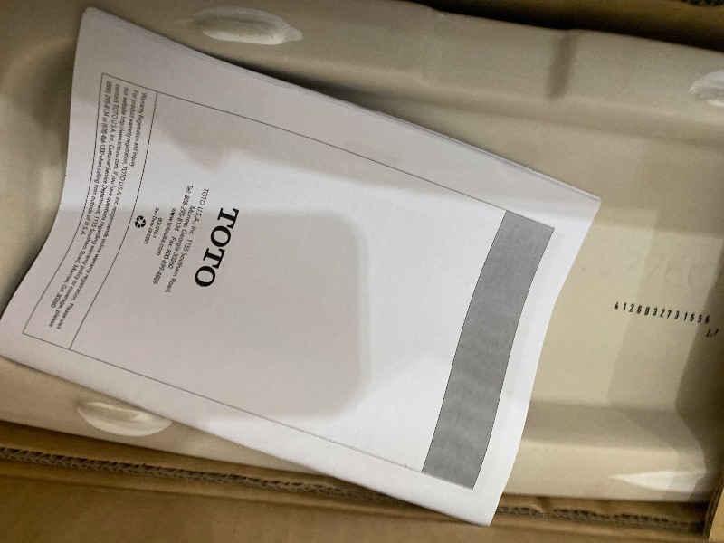 Photo 1 of TOTO Drake 1.28 GPF Toilet Tank with WASHLET+ Auto Flush Compatibility, Cotton White - ST776EA#01