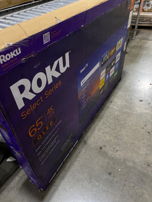 Photo 1 of Roku 65" 4K QLED Smart TV