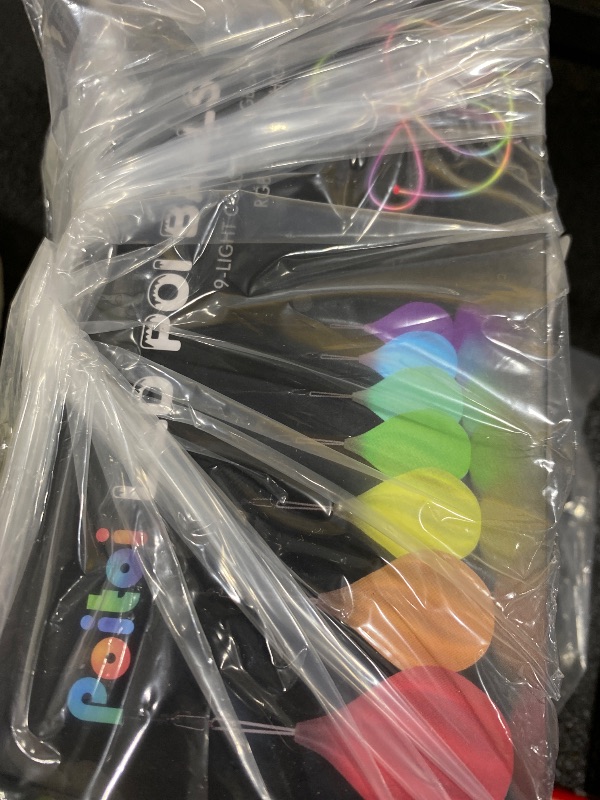 Photo 1 of Papi Dada LED Poi Balls Set - Multicoloured Juggling Set