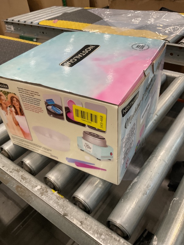 View 2 of [SOLD FOR PARTS] Nostalgia Countertop Cotton Candy Machine - Aqua