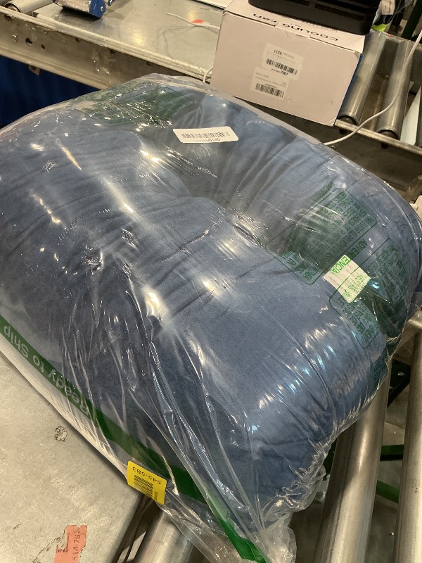 Photo 1 of 1 MIDDLE ONE Body Pillow, Memory Foam, 47" Navy Blue