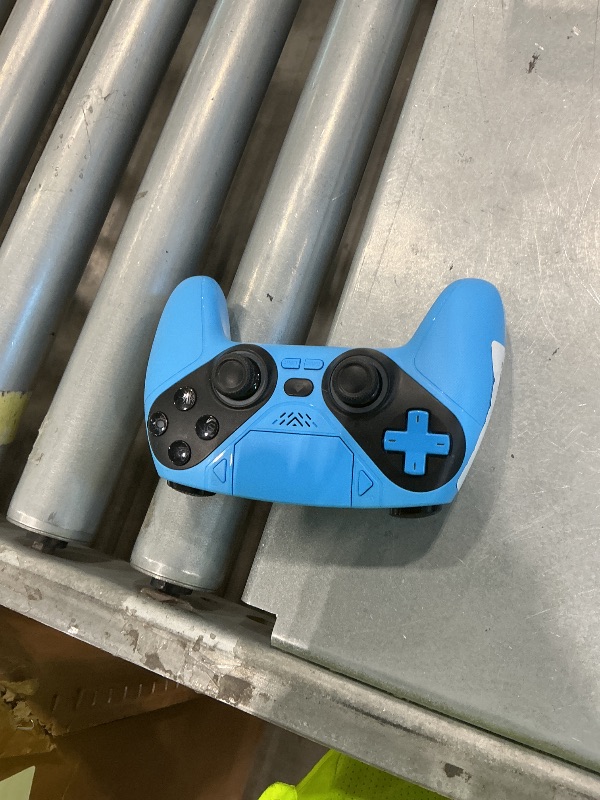 Photo 1 of [SOLD FOR PARTS] Dinosoo RGB Wireless Controller for PS5/PC - Blue