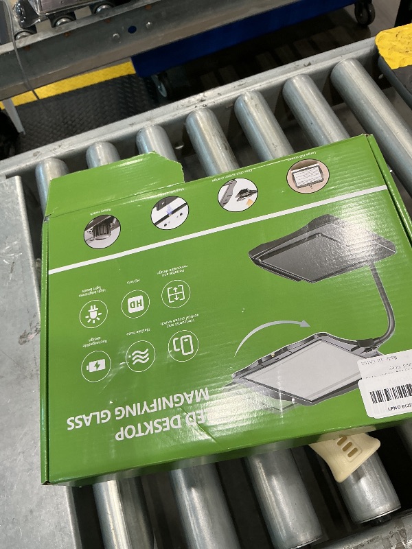 Photo 1 of [MISSING PARTS] Cojoycs Magnifying Glass with Stand, 9x6" Viewing Area, LED Lights, Gray