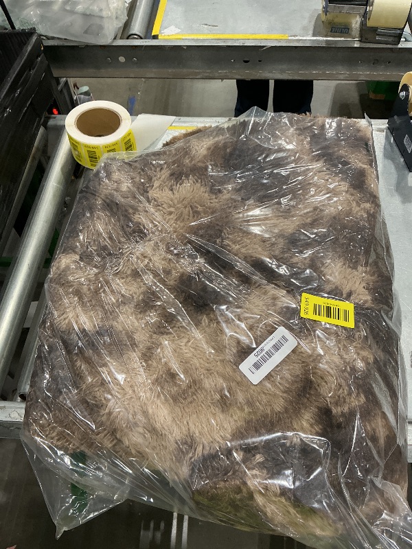 View 2 of [HEAVILY USED] PLHXFR 9x12 Shag Area Rug - Coffee Brown