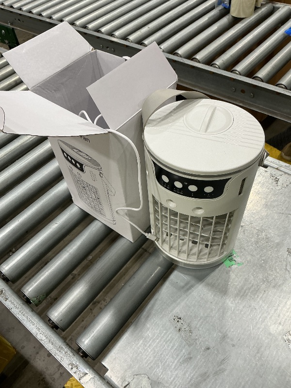 Photo 1 of **View Clerk Notes**Ylkf Portable Air Conditioner - White, 1200ML Water Tank
