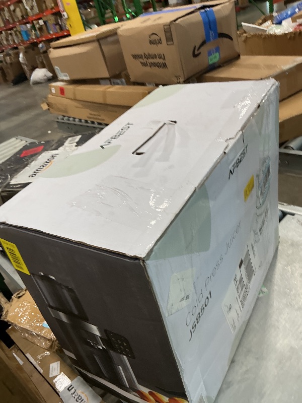 View 2 of [HEAVILY USED] AFBEST 2026 Upgraded Cold Press Juicer Machine, 6.5" Extra Wide Chute Masticating Juicer with 100oz Self-Feeding Hopper,3-in-1 Smart Touch Slow Juicer for Sorbet & Nut Milk, High Yield, Easy Clean