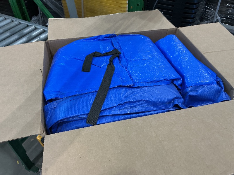 Photo 1 of 14FT Trampoline Replacement Safety Pad, Spring Cover Frame Pad (Blue)