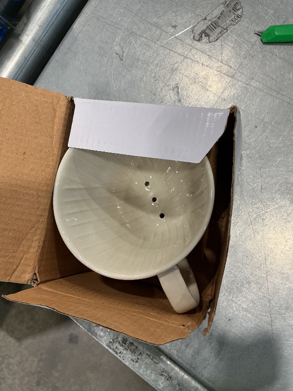 Photo 1 of  Coffee Filter Cup with 3 Holes at Flat Bottom