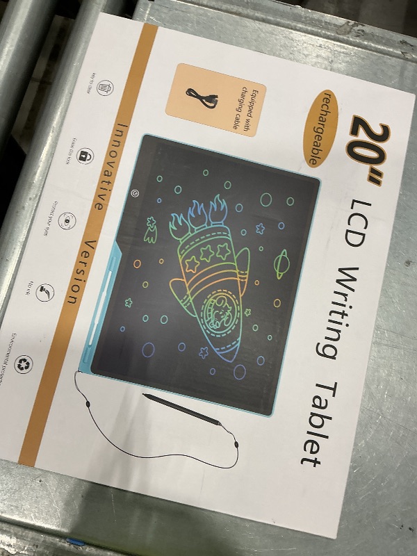 Photo 1 of [Rechargeable] 20 Inch LCD Writing Tablet for Kids, Extra-Large Drawing Tablet for Adults, Educational & Learning Toys for Boys Girls Ages 8-12 Years Old, Drawing Board for Kids Birthday Gift (Black)