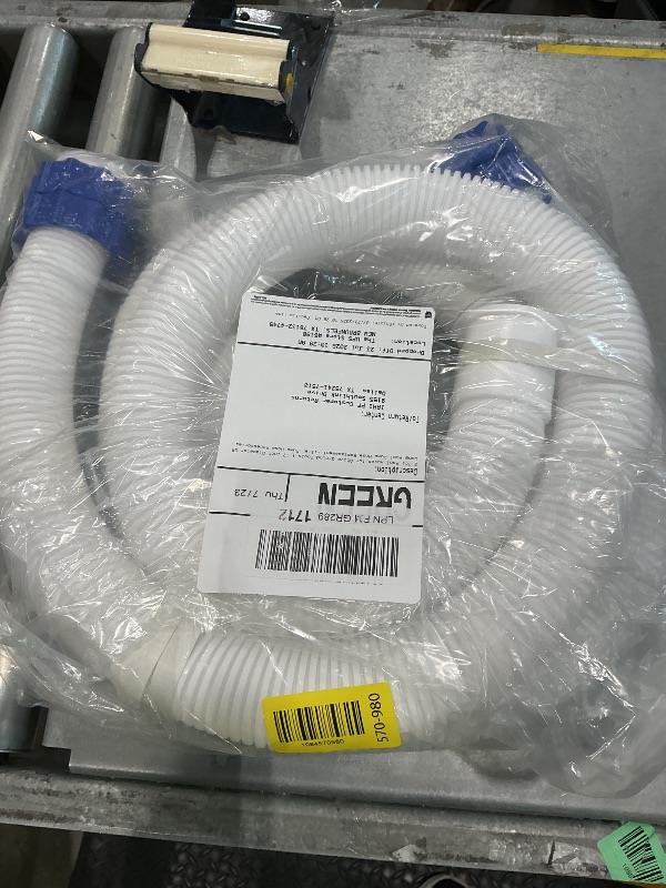 View 2 of 2 Pcs Pool Hoses for Above Ground Pools 1 1/2 Inch Diameter 59" Long Pool Pump Hose Replacement Filter Pump Hose Accessories