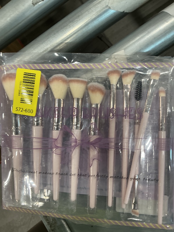 Photo 1 of 10 PCS Pink Makeup Brush Set