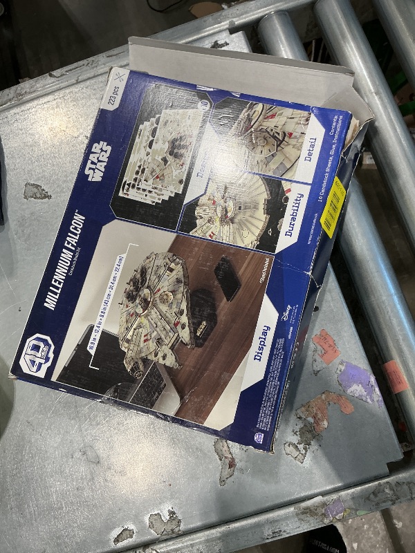 View 2 of **View Clerk Notes**4D Build Star Wars Millennium Falcon 3D Model Kit
