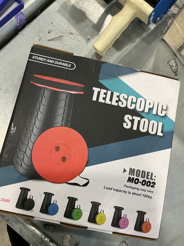 Photo 1 of [DAMAGED] Fishboy Collapsible Stool - Blue, 400lbs Capacity