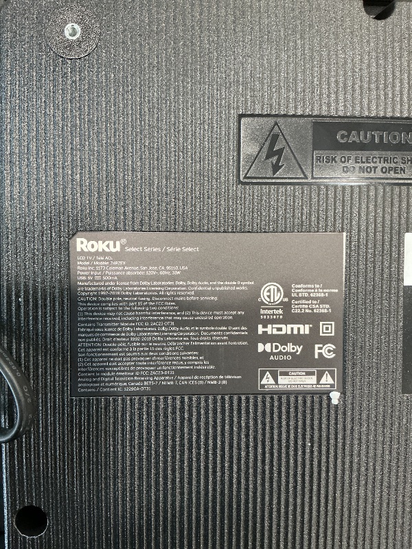 View 4 of [SCREEN DAMAGED] Roku 24-Inch Select Series HD Smart TV