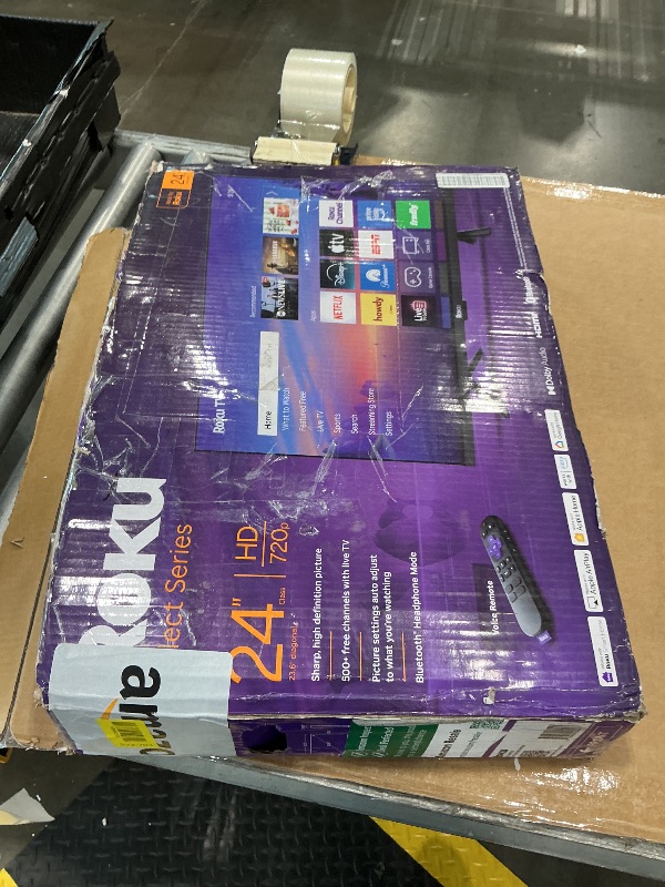 View 5 of [SCREEN DAMAGED] Roku 24-Inch Select Series HD Smart TV