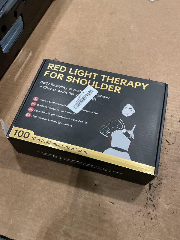 View 2 of 100 LEDs Red Light Therapy for Shoulder with Heat & Massage